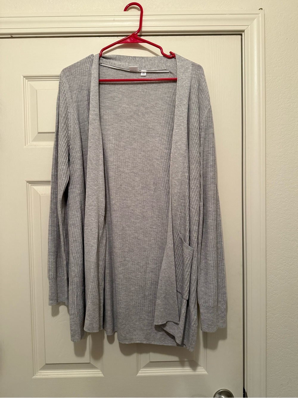 GAP Light Gray Open-Front Women’s Cardigan Sweater NWOT